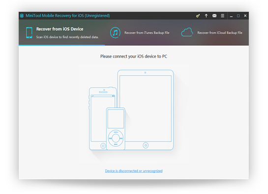 MiniTool Mobile Recovery for iOS - iOS 设备数据还原工具[$59→0]丨反斗限免