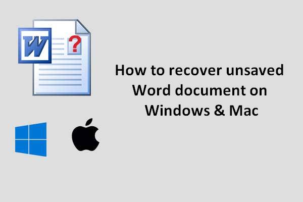 How To Recover Unsaved Word Document Macbook Pro Free Documents