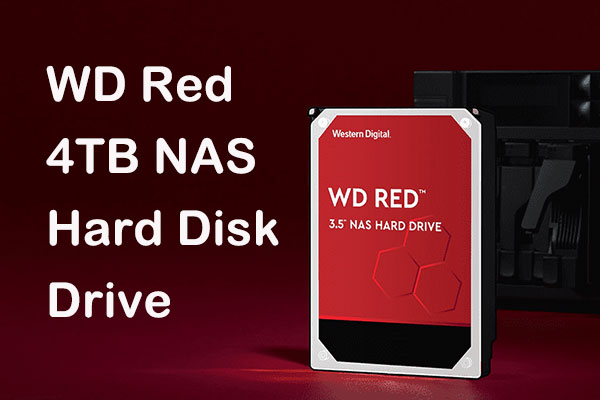  Western Digital 4TB WD Red Plus NAS Internal Hard