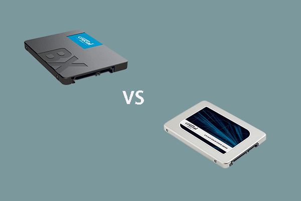 Crucial BX500 vs MX500: What's the Difference (5 Aspects) - MiniTool