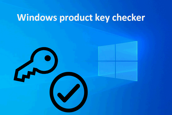 windows 11 product key checker