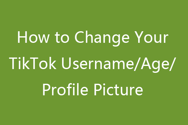How to Change your TikTok Profile Picture