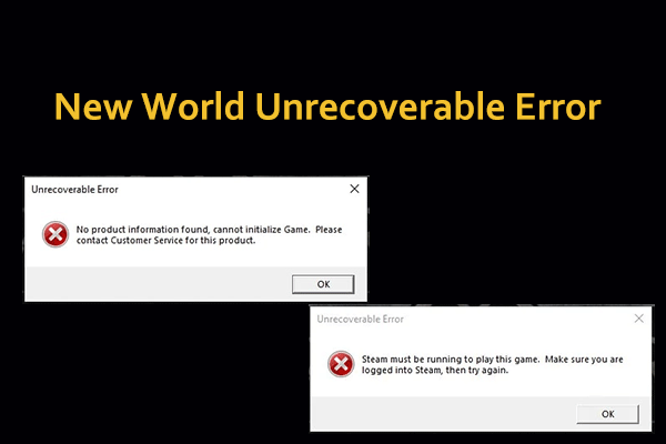 Fix New World Error Steam Must Be Running To Play This Game