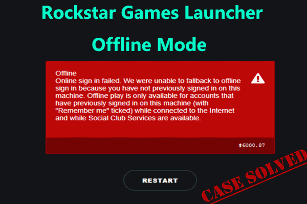 5 Solutions to Rockstar Games Launcher Not Working - MiniTool Partition  Wizard