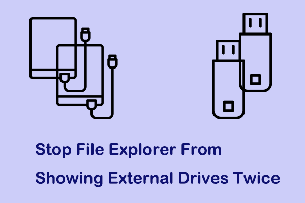 Cara Menghentikan File Explorer Menampilkan Drive Eksternal Dua Kali