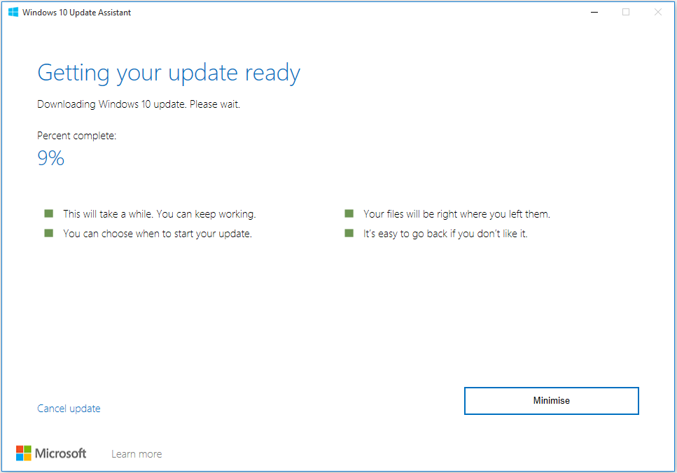 Download Windows 10 Update Assistant To Install Version 1903 Minitool