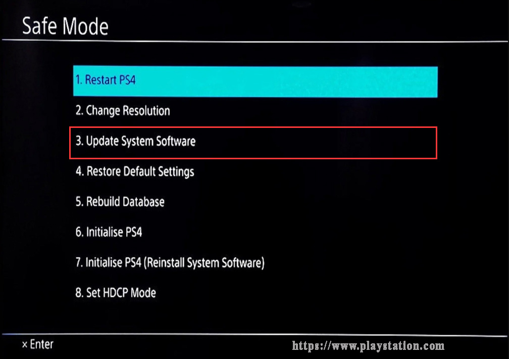 update file for ps4 reinstallation