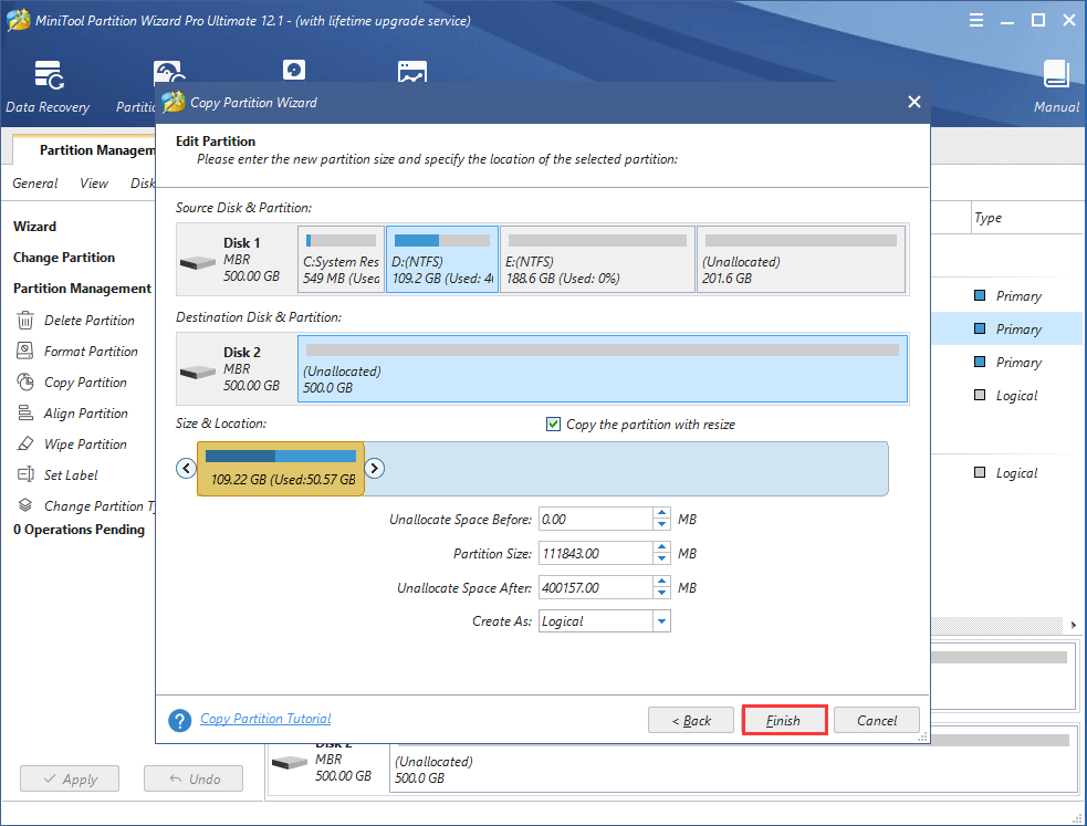 edit partition