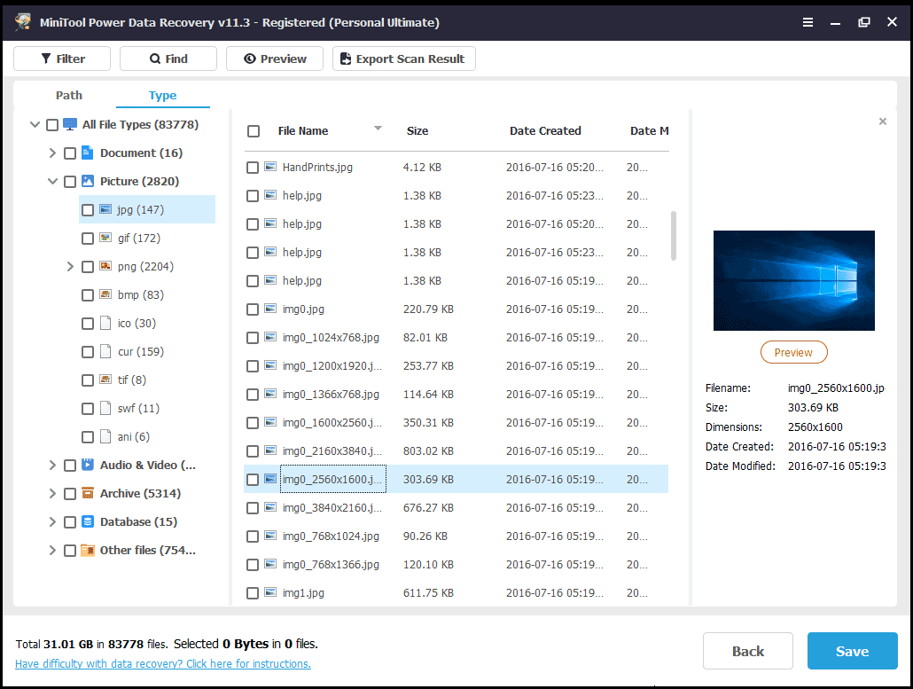 MiniTool Power Data Recovery