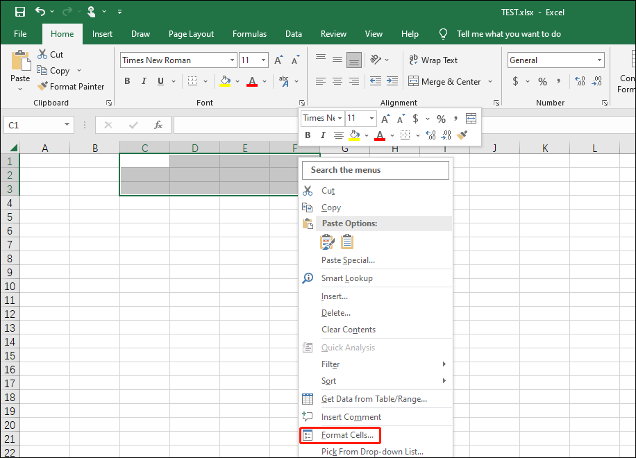 How To Merge Or Unmerge Cells In Excel Without Losing Data Minitool 6330