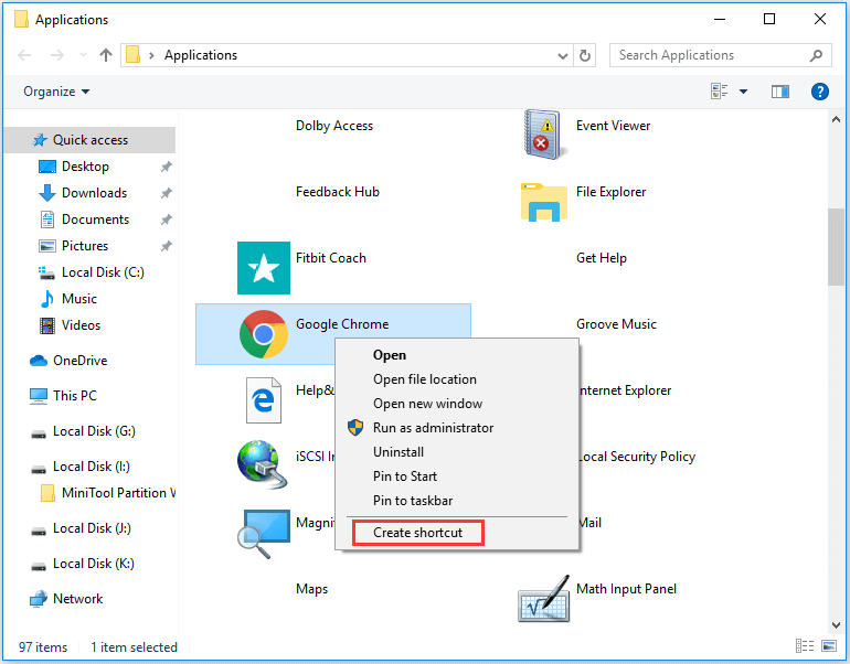add keyboard shortcut windows open program