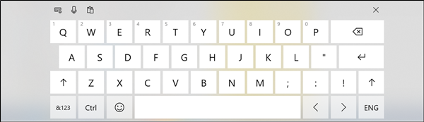 On-Screen Keyboard Becomes in Windows 10