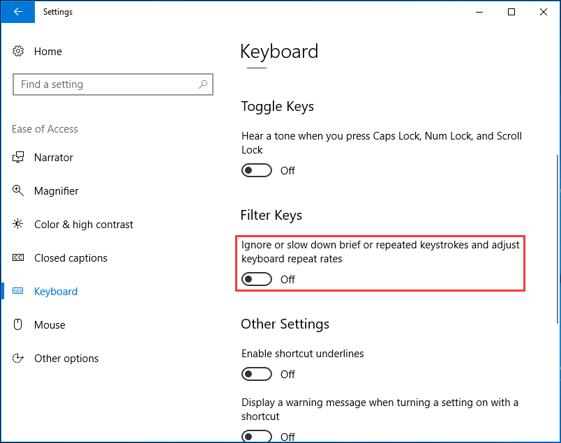 how to change keyboard speed windows 10