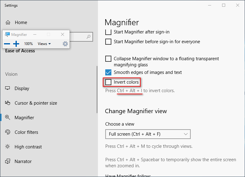 How to Invert or Change the Colors on a Windows Computer