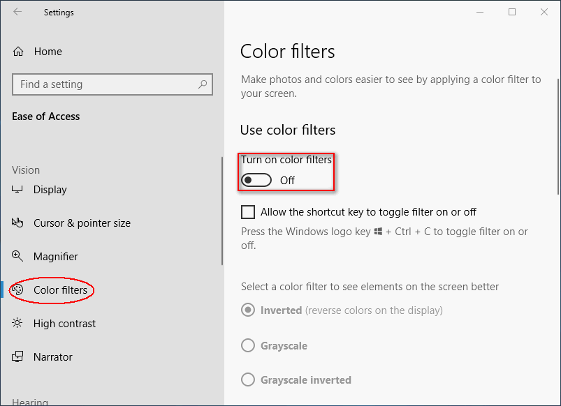 Keyboard Shortcuts To Invert Colors On PC - The Blind Life 