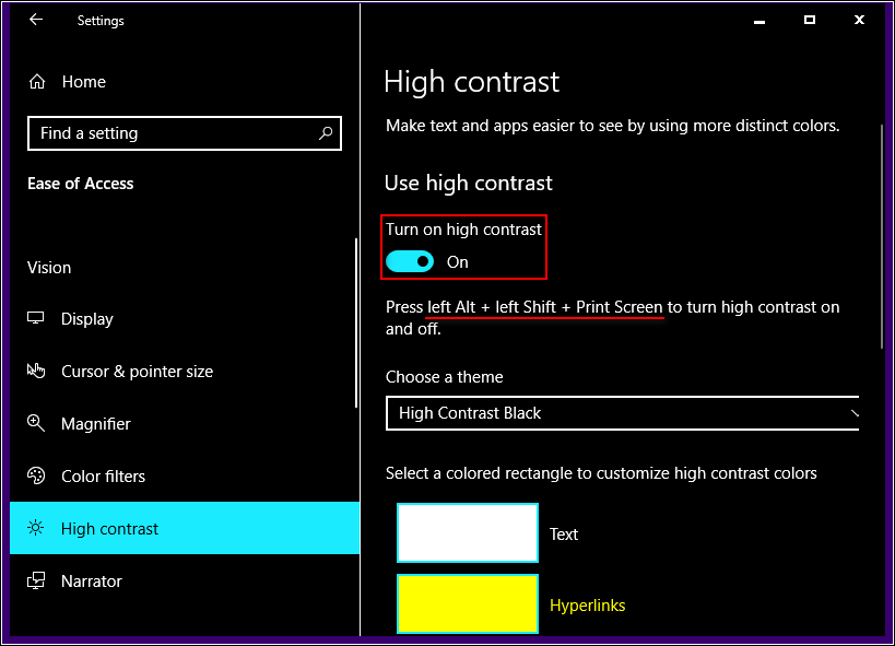 Turn on/off Windows 10 invert color whenever plugin USB (Howto