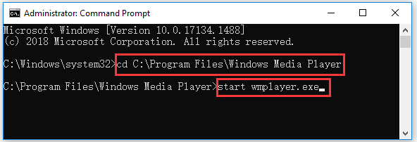 list path in command prompts windows 10