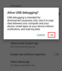 enable usb debugging windows 10