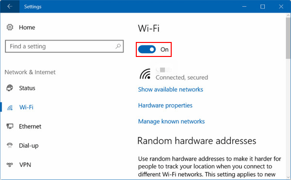 Wi-Fi, Connect to a Wi-Fi network
