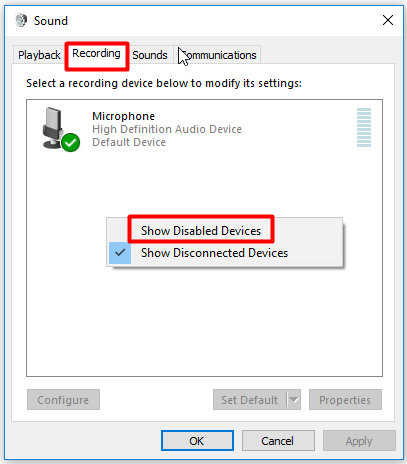 logitech g230 mic not working but audio is