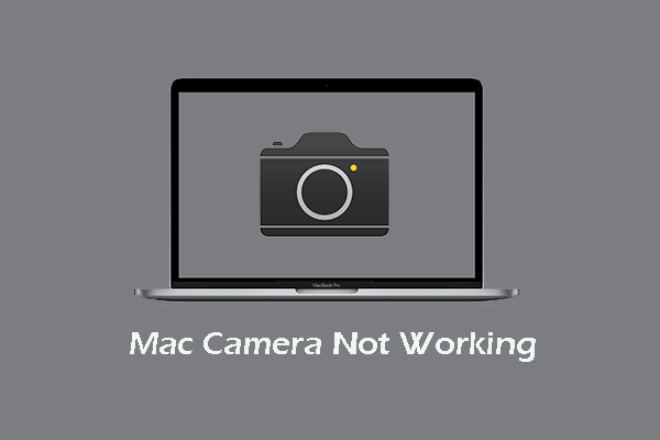 my macbook camera is not working