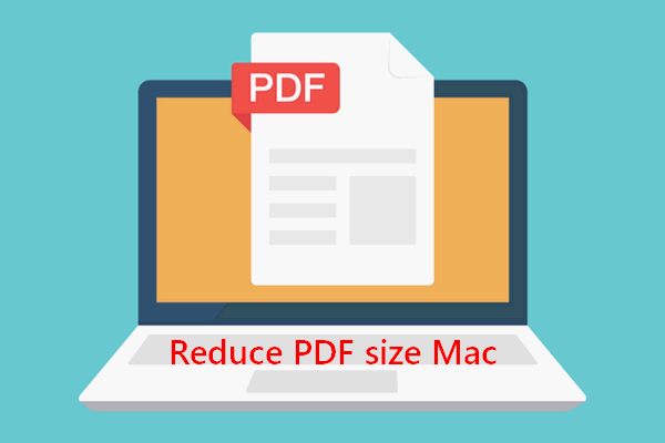 how do you reduce the size of a pdf for mac