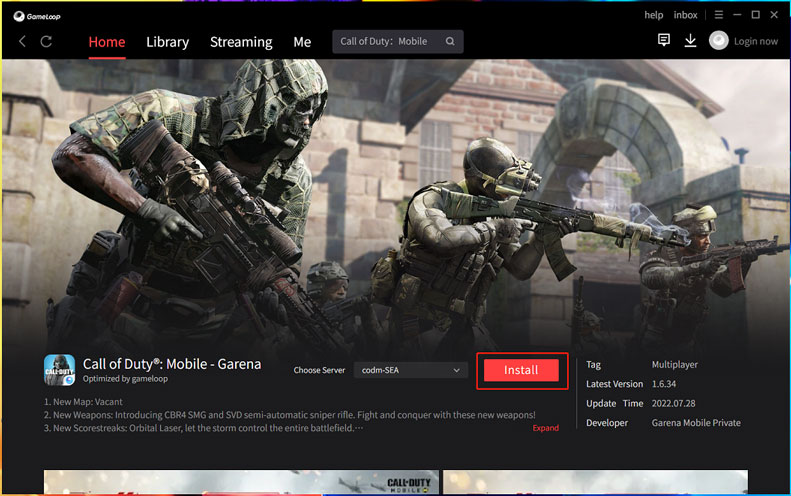 Install COD Mobile in in PC and Gameloop with APK and OBB 