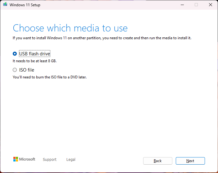 Windows 11 creation tools