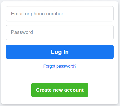 Facebook Login: Facebook Sign In with Username and Password 2019